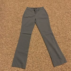 Express Dress Pants- grey-blue- 4 LONG